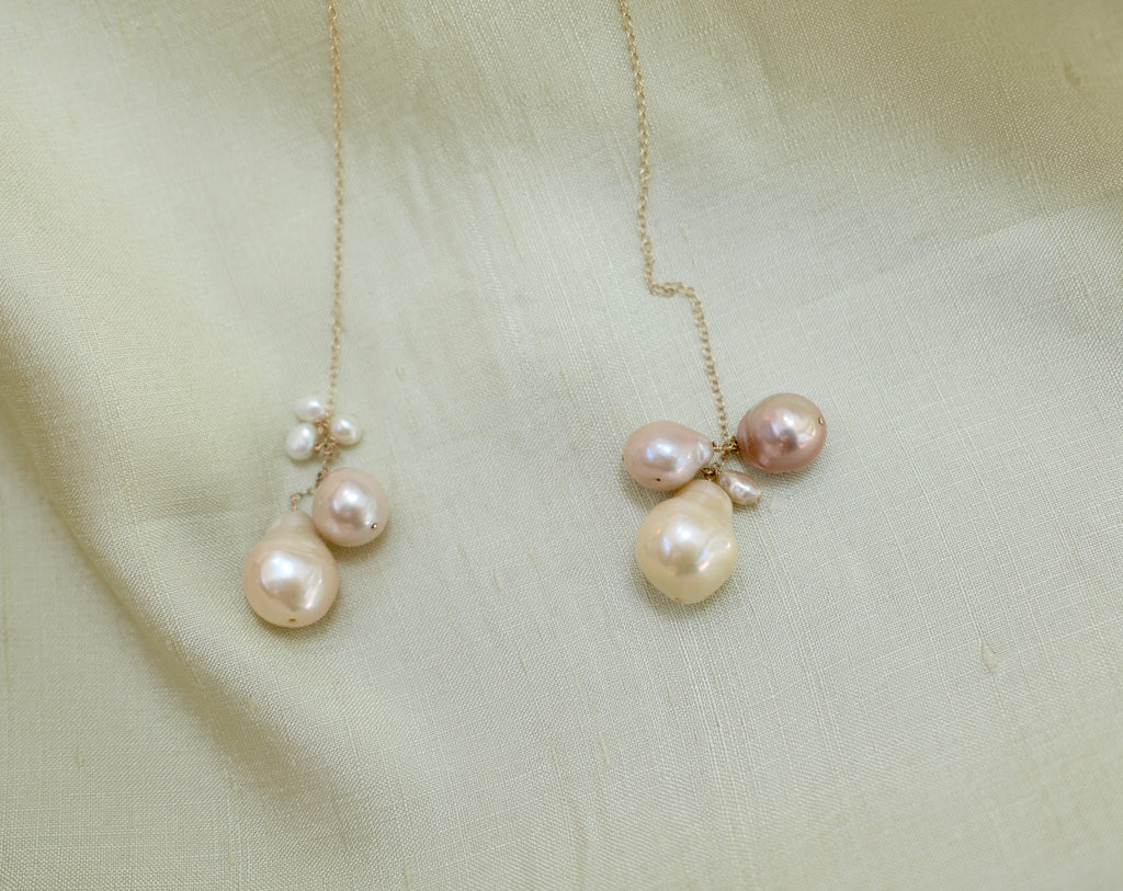 Pearl Tie Necklace
