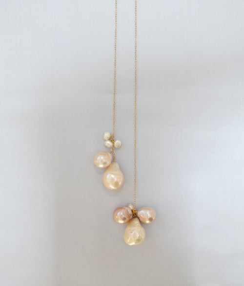 Pearl Tie Necklace